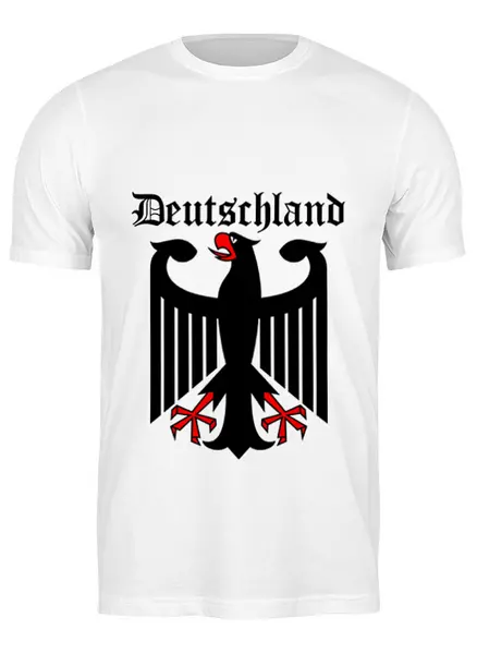 Заказать мужскую футболку в Москве. Футболка классическая Германия от tshirt - готовые дизайны и нанесение принтов.
