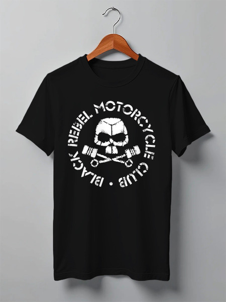 Заказать мужскую футболку в Москве. Футболка классическая Black Rebel Motorcycle Club от geekbox - готовые дизайны и нанесение принтов.