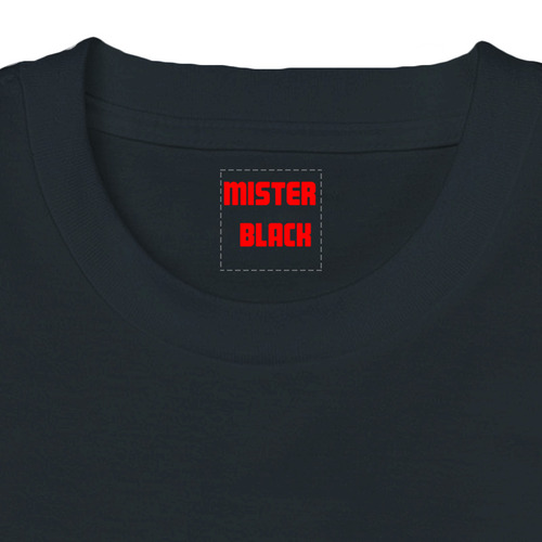 Заказать мужскую футболку в Москве. Футболка классическая Mister Black от Екатерина Смирнова - готовые дизайны и нанесение принтов.