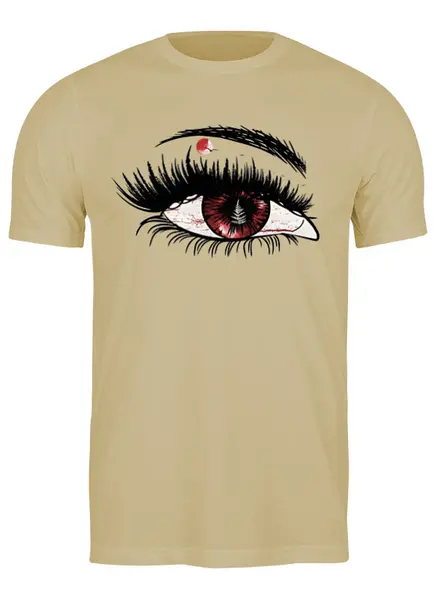 Заказать мужскую футболку в Москве. Футболка классическая Fern Eye от oneredfoxstore@gmail.com - готовые дизайны и нанесение принтов.