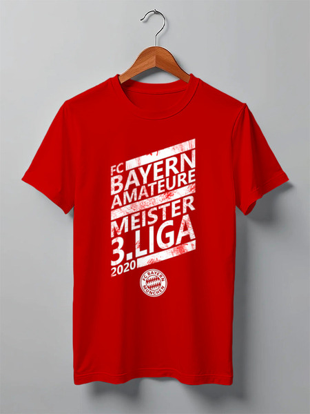 Заказать мужскую футболку в Москве. Футболка классическая FC Bayern Munchen | Amateurs Champions (2021/22) от 0x000000123 - готовые дизайны и нанесение принтов.