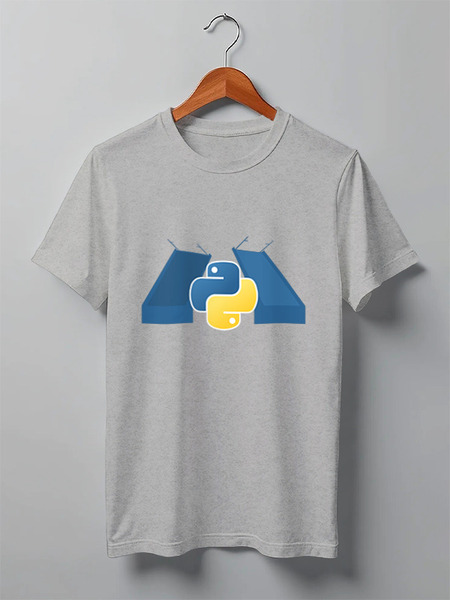 Заказать мужскую футболку в Москве. Футболка классическая SPb Python Classic Design Hoodie от SPb Python - готовые дизайны и нанесение принтов.