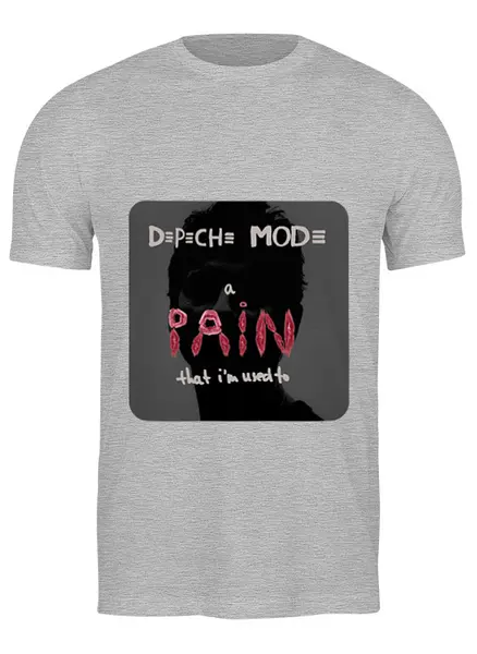 Заказать мужскую футболку в Москве. Футболка классическая Depeche Mode  от Fedor - готовые дизайны и нанесение принтов.