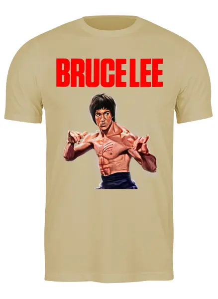 Заказать мужскую футболку в Москве. Футболка классическая Bruce Lee от Leichenwagen - готовые дизайны и нанесение принтов.