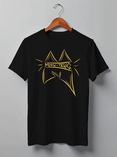 Заказать мужскую футболку в Москве. Футболка классическая Meow-Tang Clan от oneredfoxstore@gmail.com - готовые дизайны и нанесение принтов.