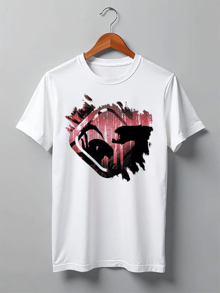 Заказать мужскую футболку в Москве. Футболка классическая Aliens от oneredfoxstore@gmail.com - готовые дизайны и нанесение принтов.