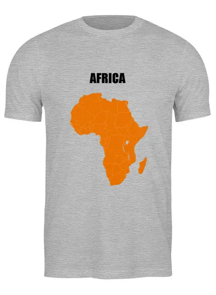 Заказать мужскую футболку в Москве. Футболка классическая Африка 5 от Виктор Гришин - готовые дизайны и нанесение принтов.