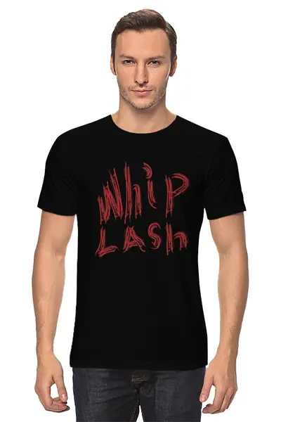 Заказать мужскую футболку в Москве. Футболка классическая WhipLash от clodwyng - готовые дизайны и нанесение принтов.