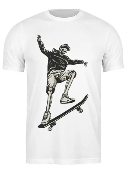 Заказать мужскую футболку в Москве. Футболка классическая Skulls от oneredfoxstore@gmail.com - готовые дизайны и нанесение принтов.