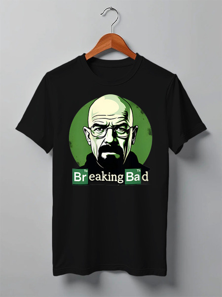 Заказать мужскую футболку в Москве. Футболка классическая Breaking Bad  от 777-71@mail.ru - готовые дизайны и нанесение принтов.