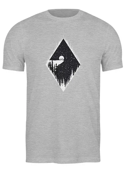 Заказать мужскую футболку в Москве. Футболка классическая Night Ride от oneredfoxstore@gmail.com - готовые дизайны и нанесение принтов.