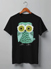 Заказать мужскую футболку в Москве. Футболка классическая Owl Here от oneredfoxstore@gmail.com - готовые дизайны и нанесение принтов.