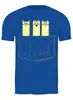 Заказать мужскую футболку в Москве. Футболка классическая Cats Here от oneredfoxstore@gmail.com - готовые дизайны и нанесение принтов.