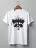 Заказать мужскую футболку в Москве. Футболка классическая Raccoon от oneredfoxstore@gmail.com - готовые дизайны и нанесение принтов.