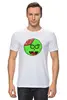 Заказать мужскую футболку в Москве. Футболка классическая зомби и мозги от sergei1807@yahoo.com - готовые дизайны и нанесение принтов.