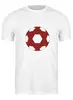 Заказать мужскую футболку в Москве. Футболка классическая красный мяч от nikol - готовые дизайны и нанесение принтов.