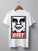 Заказать мужскую футболку в Москве. Футболка классическая obey. от ansheg - готовые дизайны и нанесение принтов.