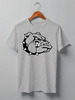 Заказать мужскую футболку в Москве. Футболка классическая Spike Bulldog от Combat Wear - готовые дизайны и нанесение принтов.