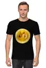 Заказать мужскую футболку в Москве. Футболка классическая Dogecoin от Константин Тотьмянин - готовые дизайны и нанесение принтов.