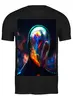 Заказать мужскую футболку в Москве. Футболка классическая Космонавт от THE_NISE  - готовые дизайны и нанесение принтов.