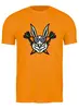 Заказать мужскую футболку в Москве. Футболка классическая Кролик  от T-shirt print  - готовые дизайны и нанесение принтов.