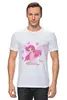 Заказать мужскую футболку в Москве. Футболка классическая Розовая фея 3 от Виктор Гришин - готовые дизайны и нанесение принтов.