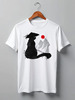 Заказать мужскую футболку в Москве. Футболка классическая Japan Cat от oneredfoxstore@gmail.com - готовые дизайны и нанесение принтов.