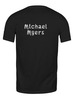 Заказать мужскую футболку в Москве. Футболка классическая Майкл Майерс от Alex Valerich - готовые дизайны и нанесение принтов.