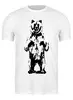 Заказать мужскую футболку в Москве. Футболка классическая Bear Here от oneredfoxstore@gmail.com - готовые дизайны и нанесение принтов.