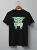 Заказать мужскую футболку в Москве. Футболка классическая Owl Here от oneredfoxstore@gmail.com - готовые дизайны и нанесение принтов.