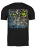 Заказать мужскую футболку в Москве. Футболка классическая Черный кот от rikart - готовые дизайны и нанесение принтов.
