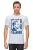 Заказать мужскую футболку в Москве. Футболка классическая Ландау от Рустам Юсупов - готовые дизайны и нанесение принтов.