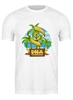 Заказать мужскую футболку в Москве. Футболка классическая DNAtechnology white t-shirt от Alcochat - готовые дизайны и нанесение принтов.