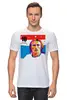 Заказать мужскую футболку в Москве. Футболка классическая Лука Модрич от Mesk08 - готовые дизайны и нанесение принтов.