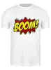 Заказать мужскую футболку в Москве. Футболка классическая Boom! от geekbox - готовые дизайны и нанесение принтов.