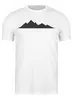 Заказать мужскую футболку в Москве. Футболка классическая Mountains от oneredfoxstore@gmail.com - готовые дизайны и нанесение принтов.