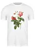 Заказать мужскую футболку в Москве. Футболка классическая Розовые розы от Виктор Гришин - готовые дизайны и нанесение принтов.