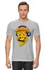 Заказать мужскую футболку в Москве. Футболка классическая Пицца  от ПРИНТЫ ПЕЧАТЬ  - готовые дизайны и нанесение принтов.