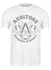Заказать мужскую футболку в Москве. Футболка классическая Assassin Academy. Assassin's Creed от geekbox - готовые дизайны и нанесение принтов.