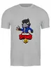 Заказать мужскую футболку в Москве. Футболка классическая BRAWL STARS CROW от geekbox - готовые дизайны и нанесение принтов.