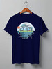 Заказать мужскую футболку в Москве. Футболка классическая Mountains от oneredfoxstore@gmail.com - готовые дизайны и нанесение принтов.