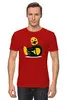 Заказать мужскую футболку в Москве. Футболка классическая Утка БДСМ от T-shirt print  - готовые дизайны и нанесение принтов.
