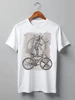 Заказать мужскую футболку в Москве. Футболка классическая Bike Punk Cat от oneredfoxstore@gmail.com - готовые дизайны и нанесение принтов.