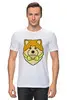 Заказать мужскую футболку в Москве. Футболка классическая Акита-ину от chistopopitersky - готовые дизайны и нанесение принтов.