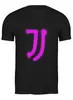 Заказать мужскую футболку в Москве. Футболка классическая Juventus | Spray logo (2021) от 0x000000123 - готовые дизайны и нанесение принтов.