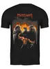Заказать мужскую футболку в Москве. Футболка классическая Manowar Band от Leichenwagen - готовые дизайны и нанесение принтов.