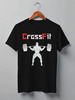 Заказать мужскую футболку в Москве. Футболка классическая CrossFit от Мерс  - готовые дизайны и нанесение принтов.