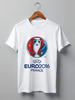 Заказать мужскую футболку в Москве. Футболка классическая UEFA Euro 2016 от skynatural - готовые дизайны и нанесение принтов.