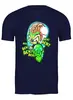 Заказать мужскую футболку в Москве. Футболка классическая Атака пришельцев от T-shirt print  - готовые дизайны и нанесение принтов.