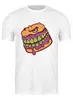 Заказать мужскую футболку в Москве. Футболка классическая Crazy burger от ANDREI M - готовые дизайны и нанесение принтов.